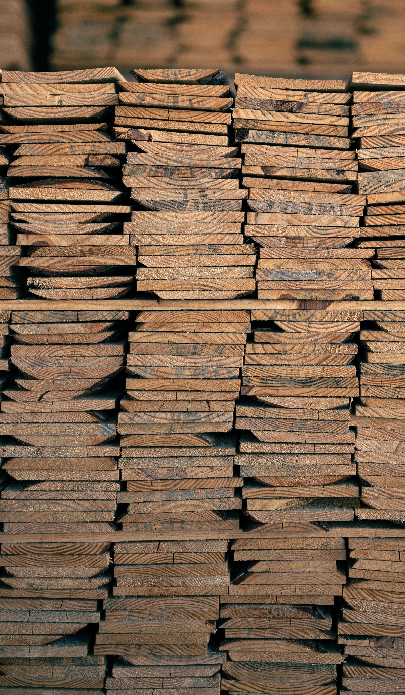 Pile of lumber